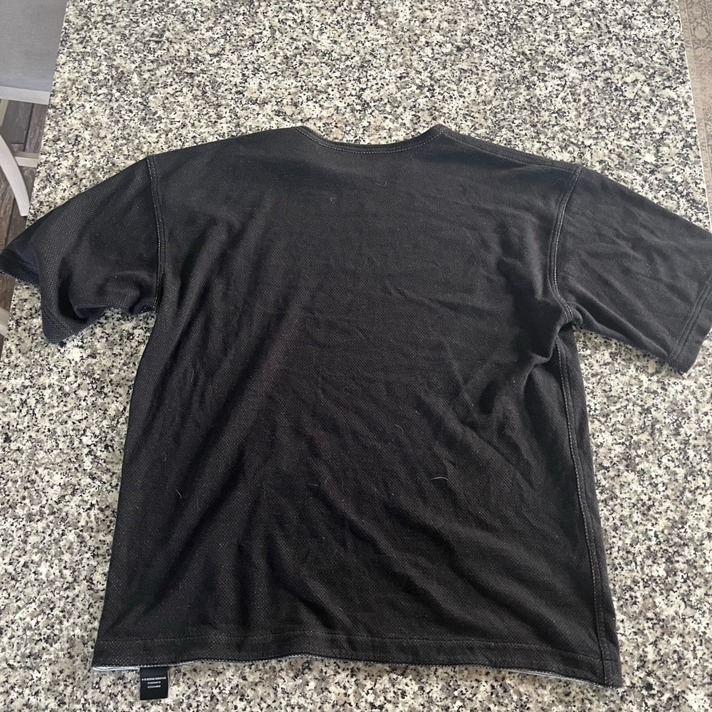 Nike Jordan Vintage Men's Black Short Sleeve Cotton Shirt - Picture 7 of 7